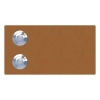 Sonnette Oblong pour deux Rouille