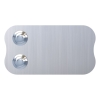 Sonnette Longcircle pour deux Inox