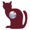 Sonnette Chat ''Luna'' Rouge