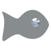 Sonnette Poisson Grise