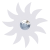 Sonnette Soleil Blanche