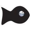 Sonnette Poisson Noire