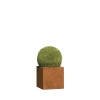 Jardinière - Lecce Maxi avec des rôles- acier corten