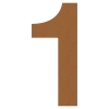 Numéro de Maison ''1'' Rouille
