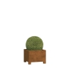 Jardinière  - Salo Mini avec pieds - acier corten