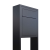 Boîte aux lettres sur pieds Base Anthracite