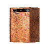 Smart Boîte à colis Baby Custo - Acier Corten