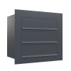 Boîte aux lettres intégrée Como for Three en anthracite