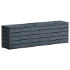 Abri pour six poubelles à 240L Edda en anthracite