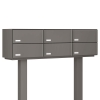 Boîte aux lettres sur pied Kopenhagen for Six en gris | H