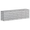 Abri pour six poubelles à 240L Edda en gris clair