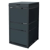 Abri pour une poubelle à 120L Oskar en anthracite 