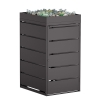 Abri pour une poubelle à 240L Edgar en noir 