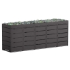 Abri pour cinq poubelles à 240L Edgar en noir 