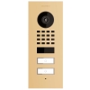 Interphone de porte encastré Smart-IN for Two Doorbird D1102V en beige