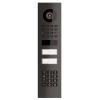 Interphone en saillie Smart-ON pour Two Doorbird D1102KV avec Keypad module en noir graphite
