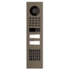 Interphone en saillie Smart-ON pour Two Doorbird D1102KV avec Keypad module en grisbeige