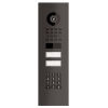 Interphone encastrable Smart-IN for Two Doorbird D1102KV avec Keypad module en noir graphite