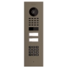 Interphone encastrable Smart-IN for Two Doorbird D1102KV avec Keypad module en grisbege