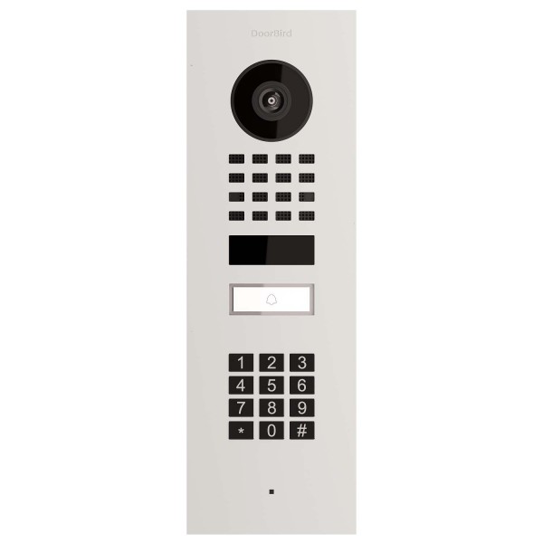 Interphone encastrable Smart-IN Doorbird D1101KV avec Keypad module en blanc