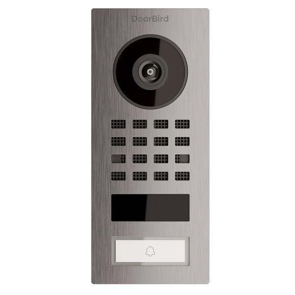 Interphone en saillie Smart-ON Doorbird D1101V en acier inoxydable