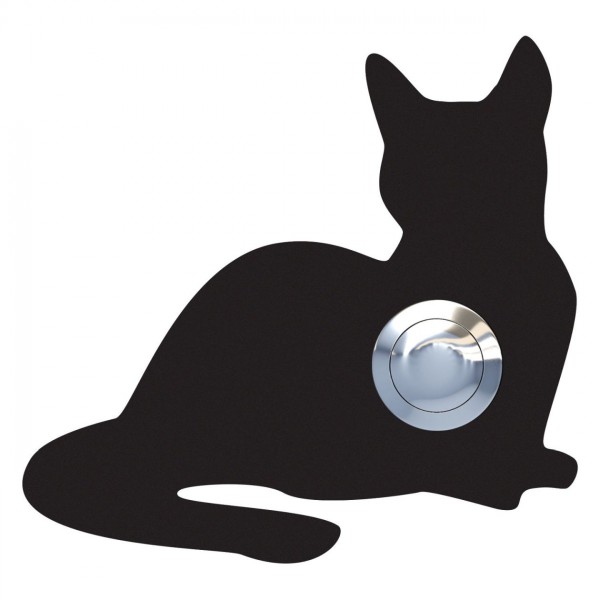 Sonnette Chat ''Kitty'' Noire