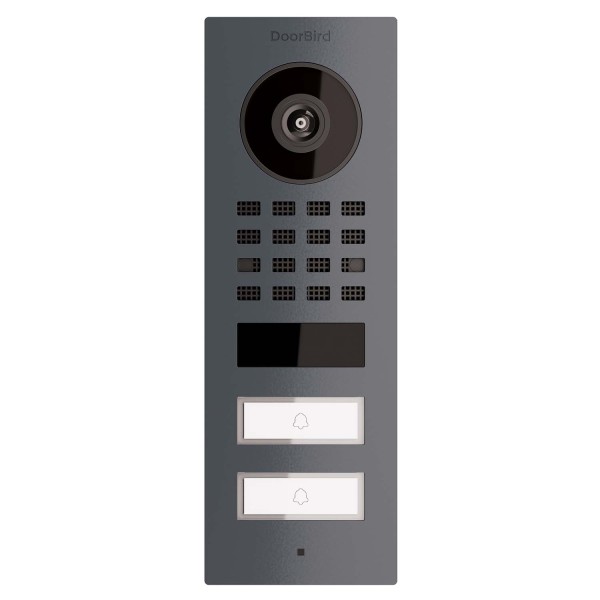 Interphone en saillie Smart-ON for Two Doorbird D1102V en anthracite