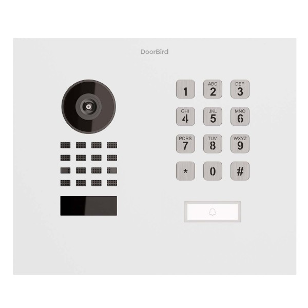 Interphone encastrable Smart-IN WideScope Doorbird D1101KH avec Keypad module en blanc