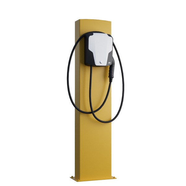 ABL Wallbox EnergizeStand avec plaque de base en jaune