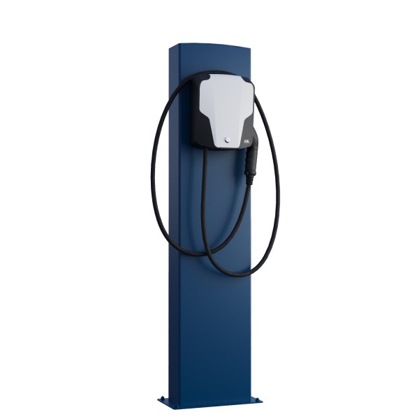 ABL Wallbox EnergizeStand avec plaque de base en bleu