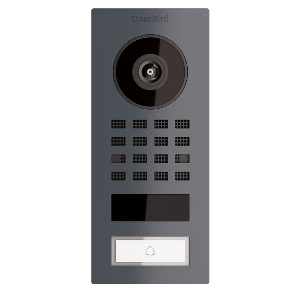 Interphone en saillie Smart-ON Doorbird D1101V en anthracite