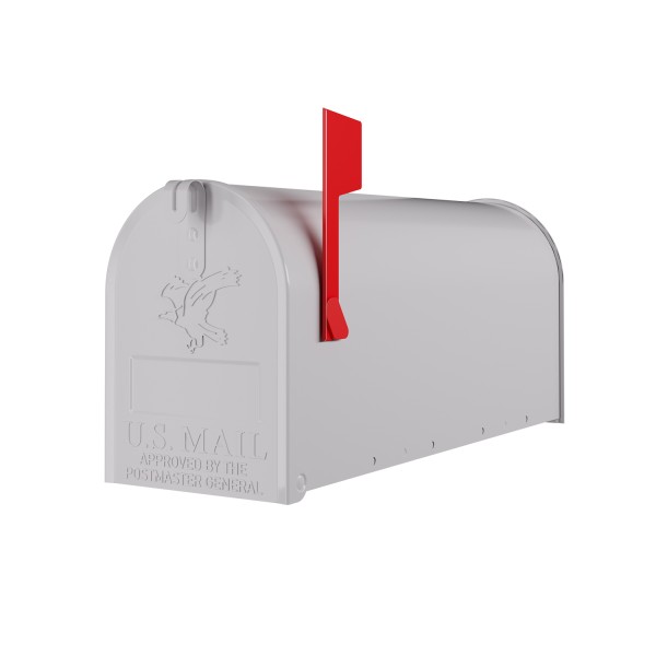 Boîte aux lettres sur pieds US Mailbox Wand Blanc