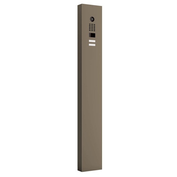 Interphone avec support Smart for Two Doorbird D1102V en gris beige