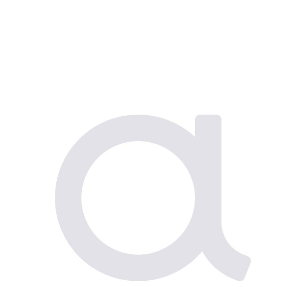 Lettre moderne"a"- 245 mm en blanc