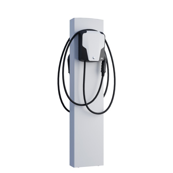 ABL Wallbox EnergizeStand for Two avec ancrage en blanc