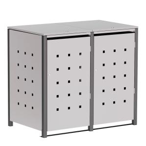 Abri pour deux poubelles Horst - 120 litres