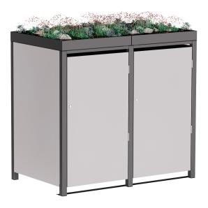 Abri pour deux poubelles Emma - 120 litres