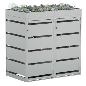 Abri pour deux poubelles Egon - 120 litres