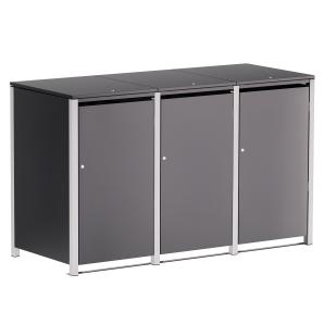 Abri pour trois poubelles Hugo - 240 litres