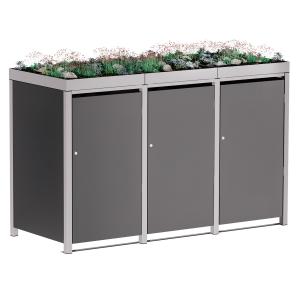 Abri pour trois poubelles Tilda - 240 litres