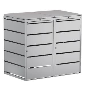 Abri pour deux poubelles Edda - 240 litres