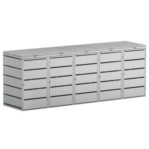 Abri pour cinq poubelles Edda - 240 litres