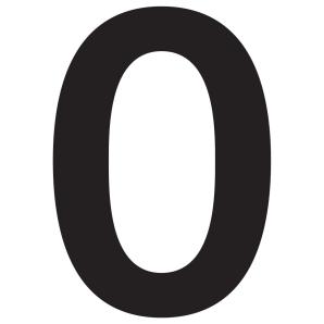 Numero de maison ''0''