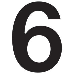Numero de maison ''6''