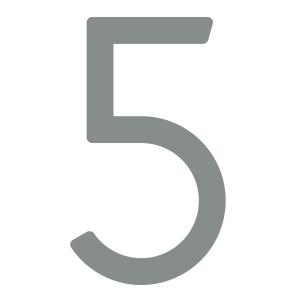Numero de maison ''5''