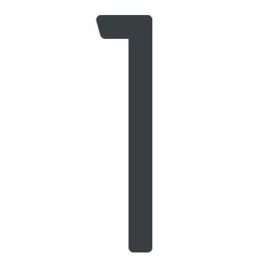 Numero de maison ''1''