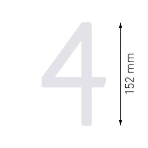 Numéros de maison | 152mm