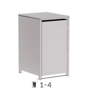 Abri pour poubelles Helmut avec couvercle - 120 litres