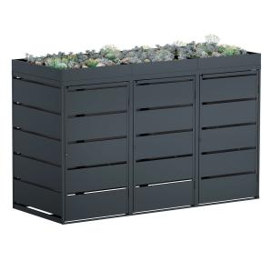 Abri pour trois poubelles Edgar - 240 litres