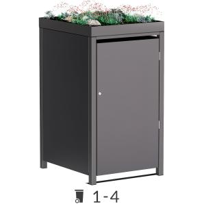Abri pour poubelles Tilda avec toit végétal  - 240 litres